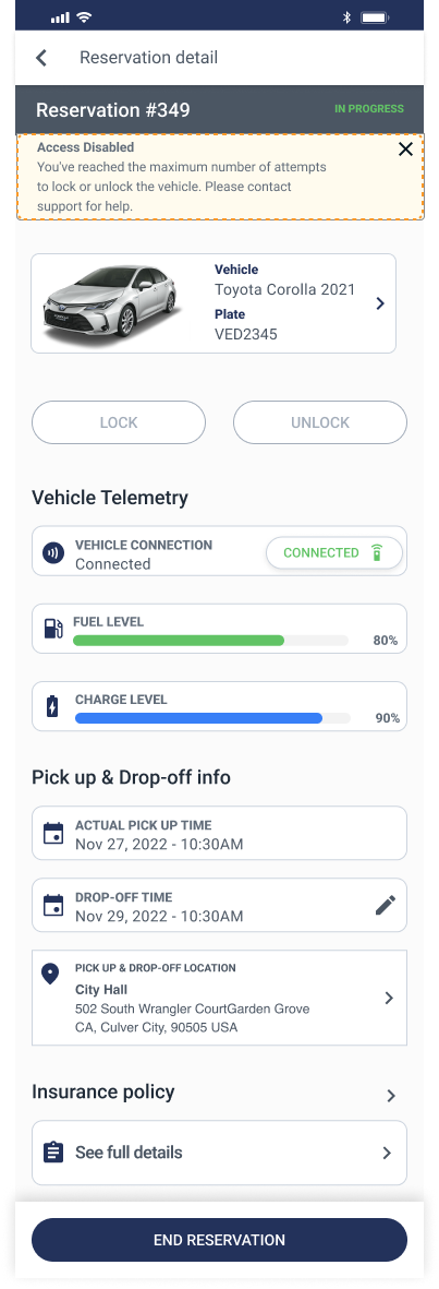 Reservation detail screen (5)