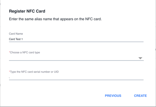 card test 1